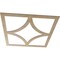 Ekena Millwork Statesman Wood Fretwork Pierced Ceiling Medallion, Birch, 36"OD x 23"ID x 1/4"T CMWP36X36X0250STBI - alternate 3